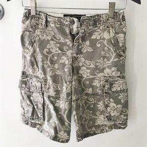 Old Navy Shorts Size 10 Hawaiian Floral Print (A)